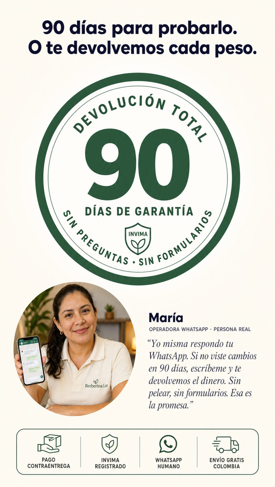 Garantia - 90 dias + Maria operadora