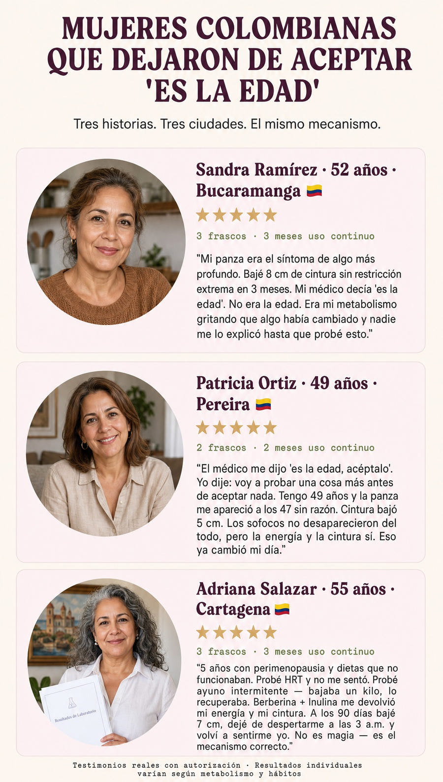 Testimonios - 3 mujeres reales