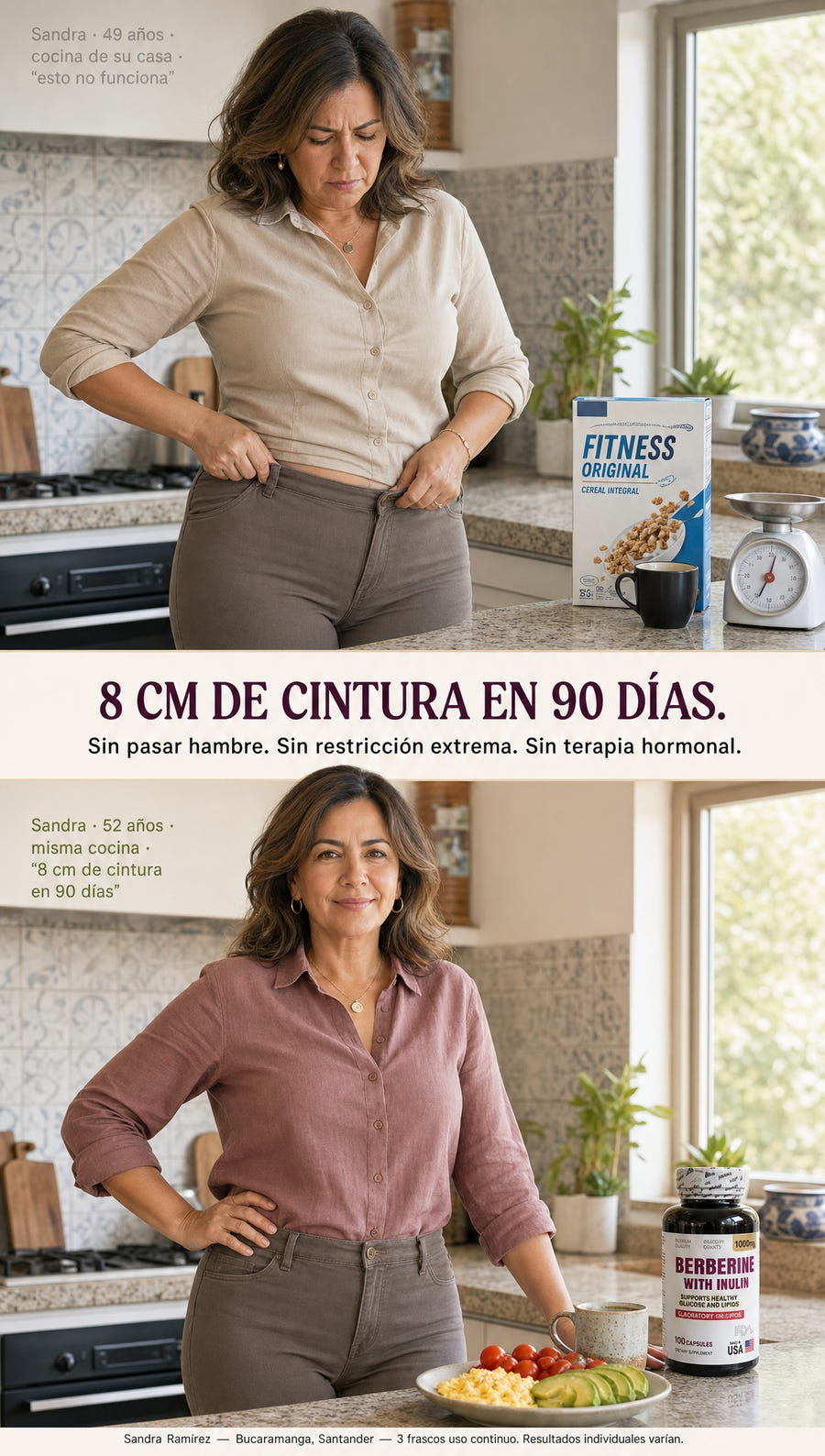 Transformacion - 8 cm de cintura en 90 dias